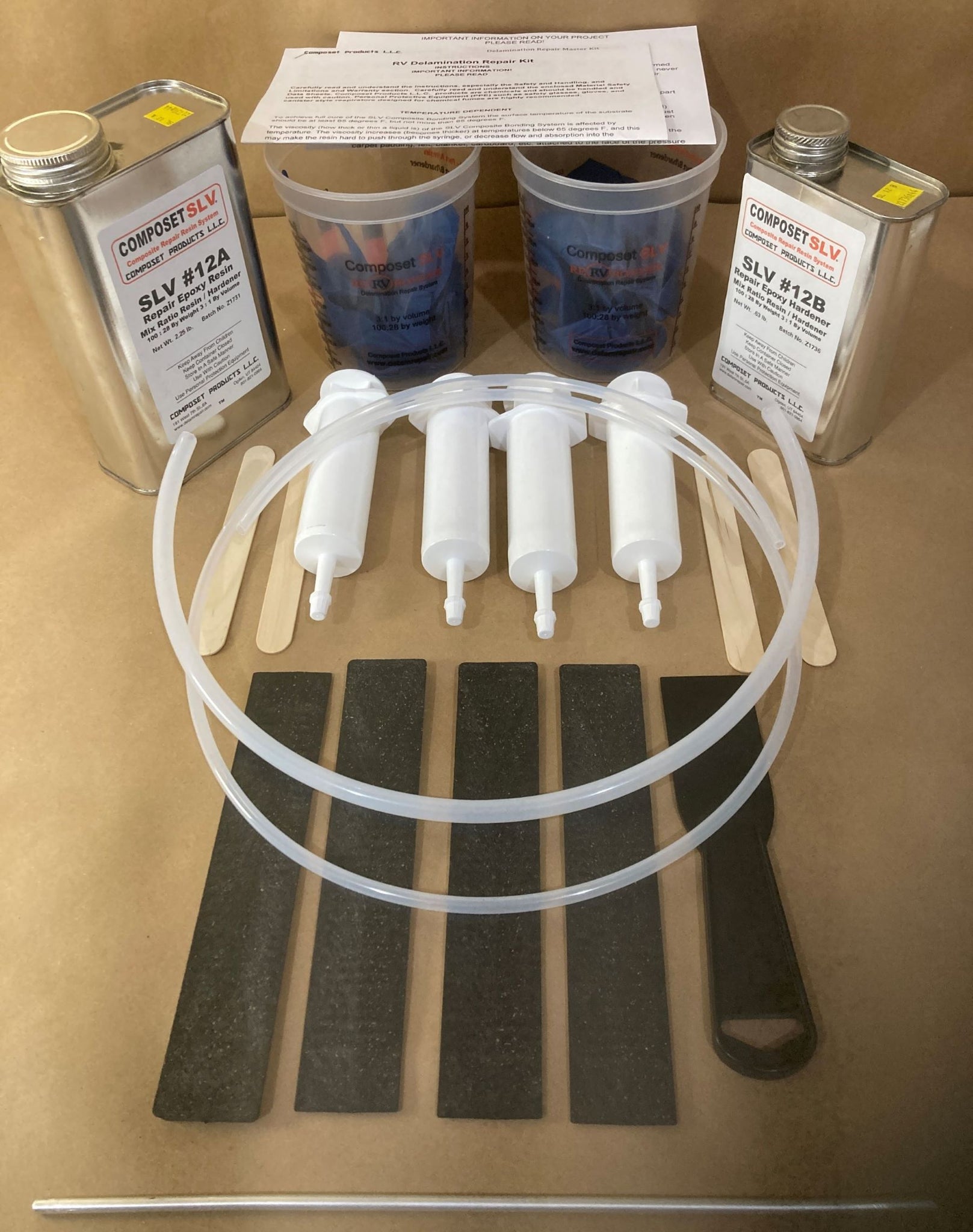 RV Wall Delamination system rebonds loose & bubbled fiberglass Filon