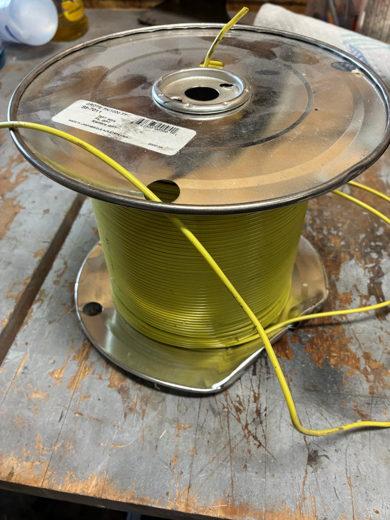 Wire, tailights, brown, yellow, 16 gauge