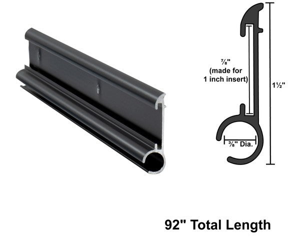 Awning Rail, Flat Trim with Insert Trim Channel, RV and Campers – RV ...