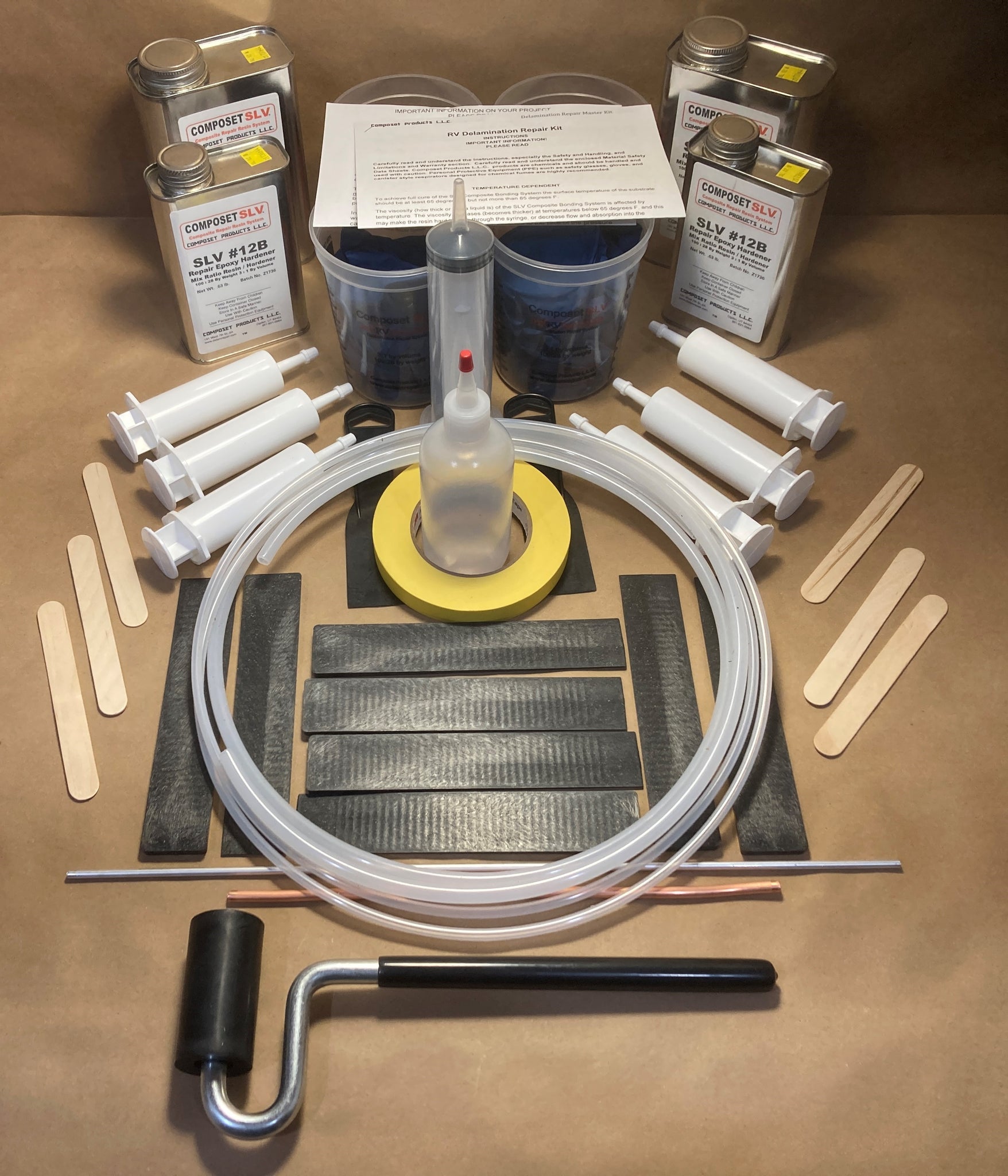 24 Plus Rv Wall Delamination Repair Kit With The Composet Slv Injecta Rv Roof And Wall 5978