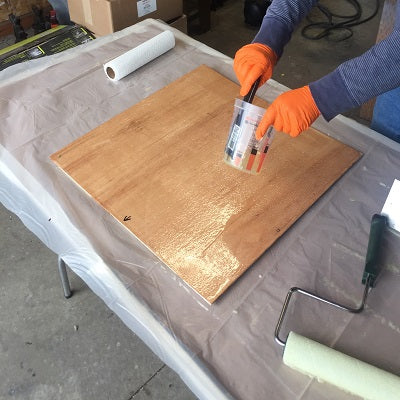 Super thin epoxy penetrates into wood